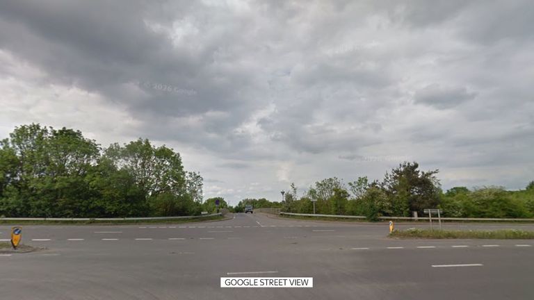 The crash happened on the westbound A20 London Road at the junction with Button Street, Farningham