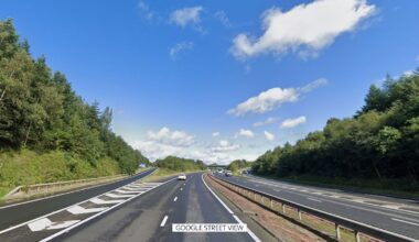 The collision occurred on the M73 at J2A Gartcosh Interchange