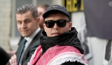 Liam Og O hAnnaidh at a press conference in Belfast after the ruling. Pic: PA