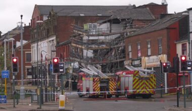 The emergency response is being led by Greater Manchester Fire Rescue Service