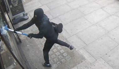 CCTV of one of the robberies. Pic: Metropolitan Police/PA