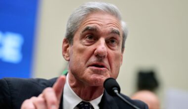 Robert Mueller testifying in 2019 before the House Intelligence Committee in Washington DC. File pic: AP
