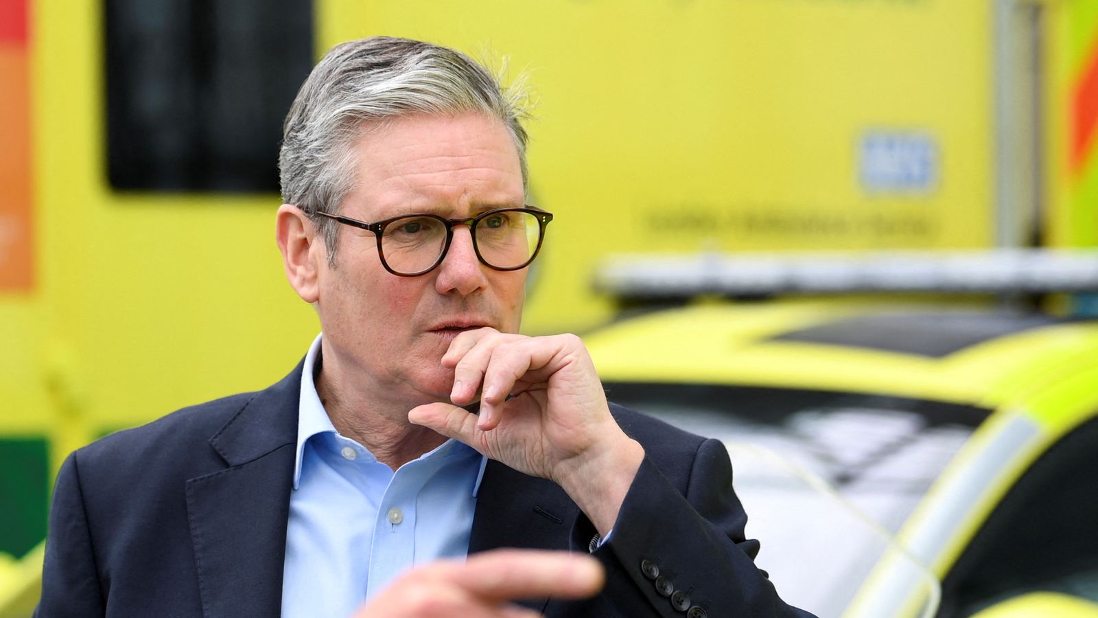 The PM says the strikes will threaten the NHS's recovery. Pic: Reuters