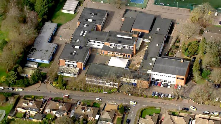 Police received reports about an incident at the school on Wednesday morning