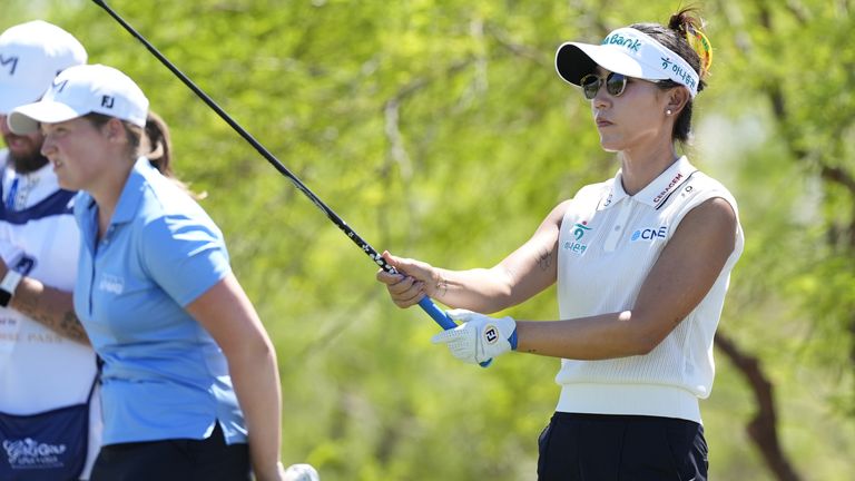 Lydia Ko at the LPGA Ford Championship (Photo by Brian Spurlock/Icon Sportswire) (Icon Sportswire via AP Images)