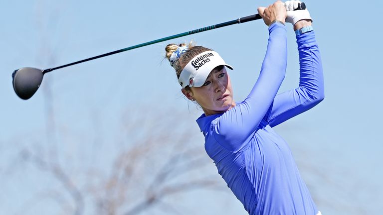 Nelly Korda at the LPGA Ford Championship(Photo by Brian Spurlock/Icon Sportswire) (Icon Sportswire via AP Images)