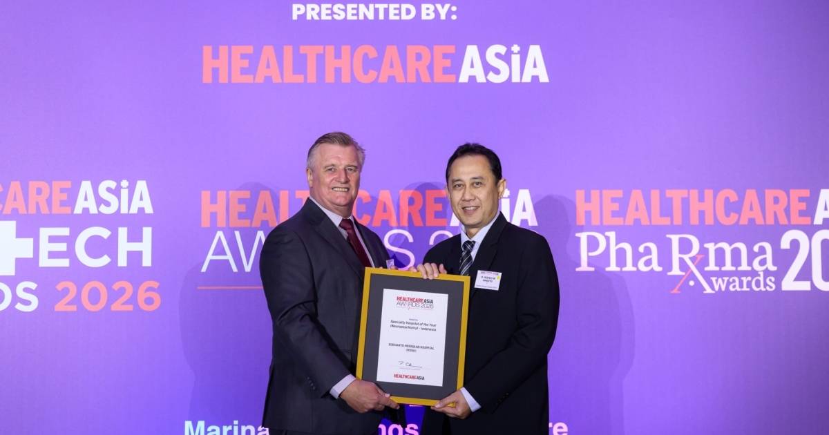 Soeharto Heerdjan Hospital (RSSH) recognised for neuropsychiatric leadership at Healthcare Asia Awards 2026
