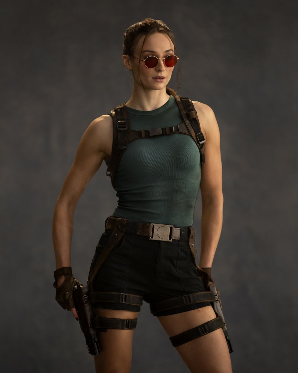 Sophie Turner as Lara Croft