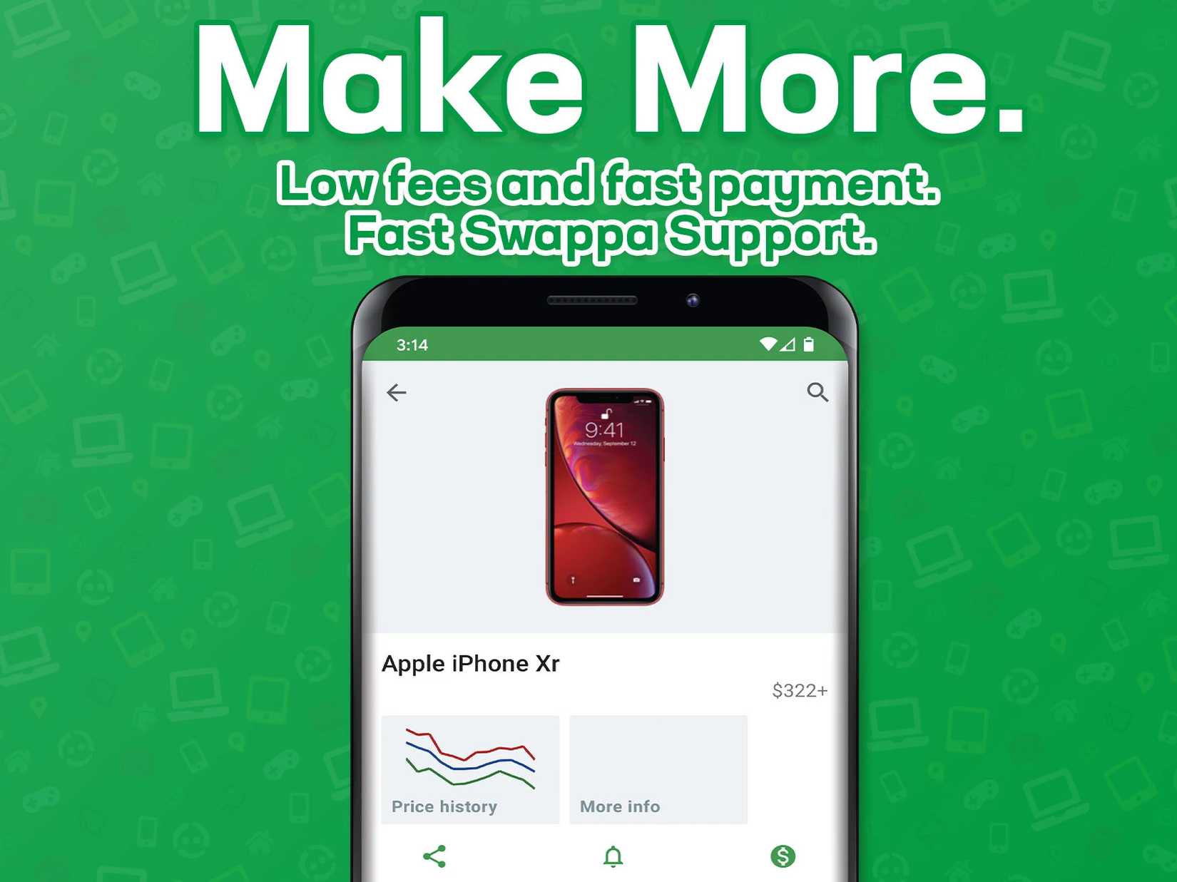 screen selling iPhone on Swappa