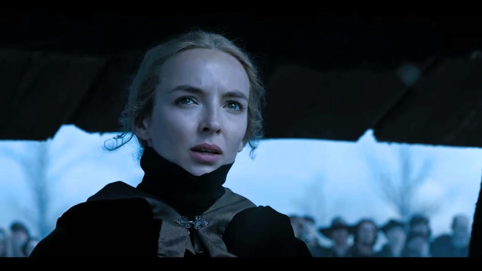 jodie comer in the last duel trailer