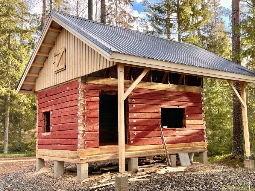 Self-built structure in Finland