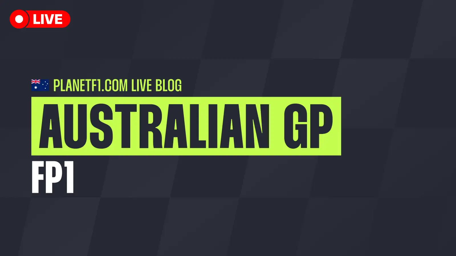 Relive the action from FP1 at the Australian Grand Prix