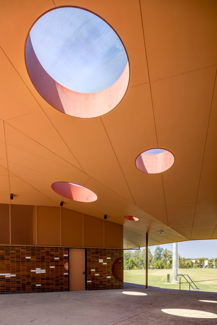 Open area at the Willowdale Sports Precinct by Sam Crawford Architects