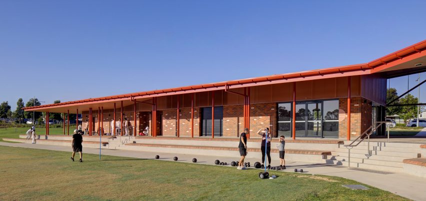 People visiting the Willowdale Sports Precinct in Sydney