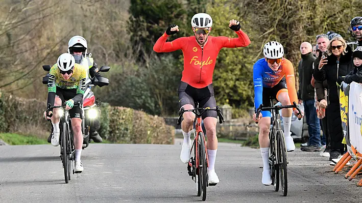 Worlds rider McLaughlin (38) enjoys storming comeback