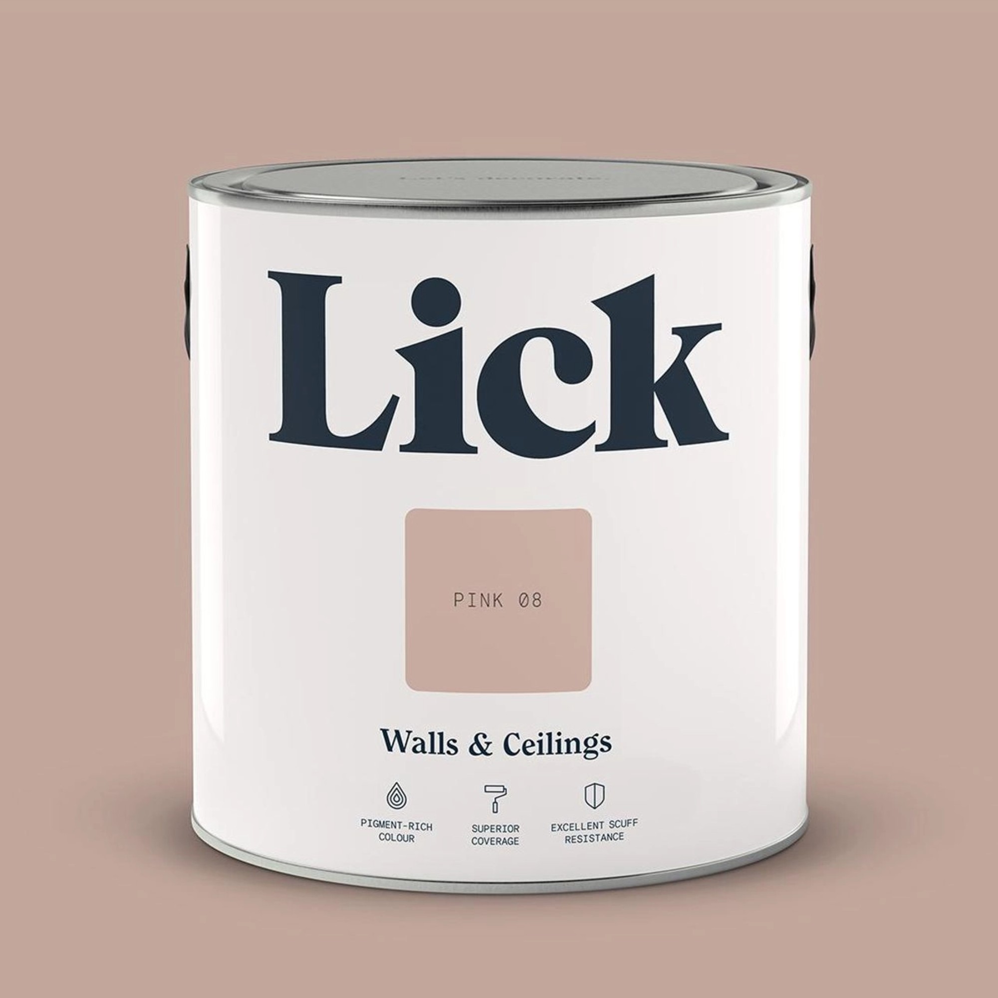 Lick Pink 08 paint tin