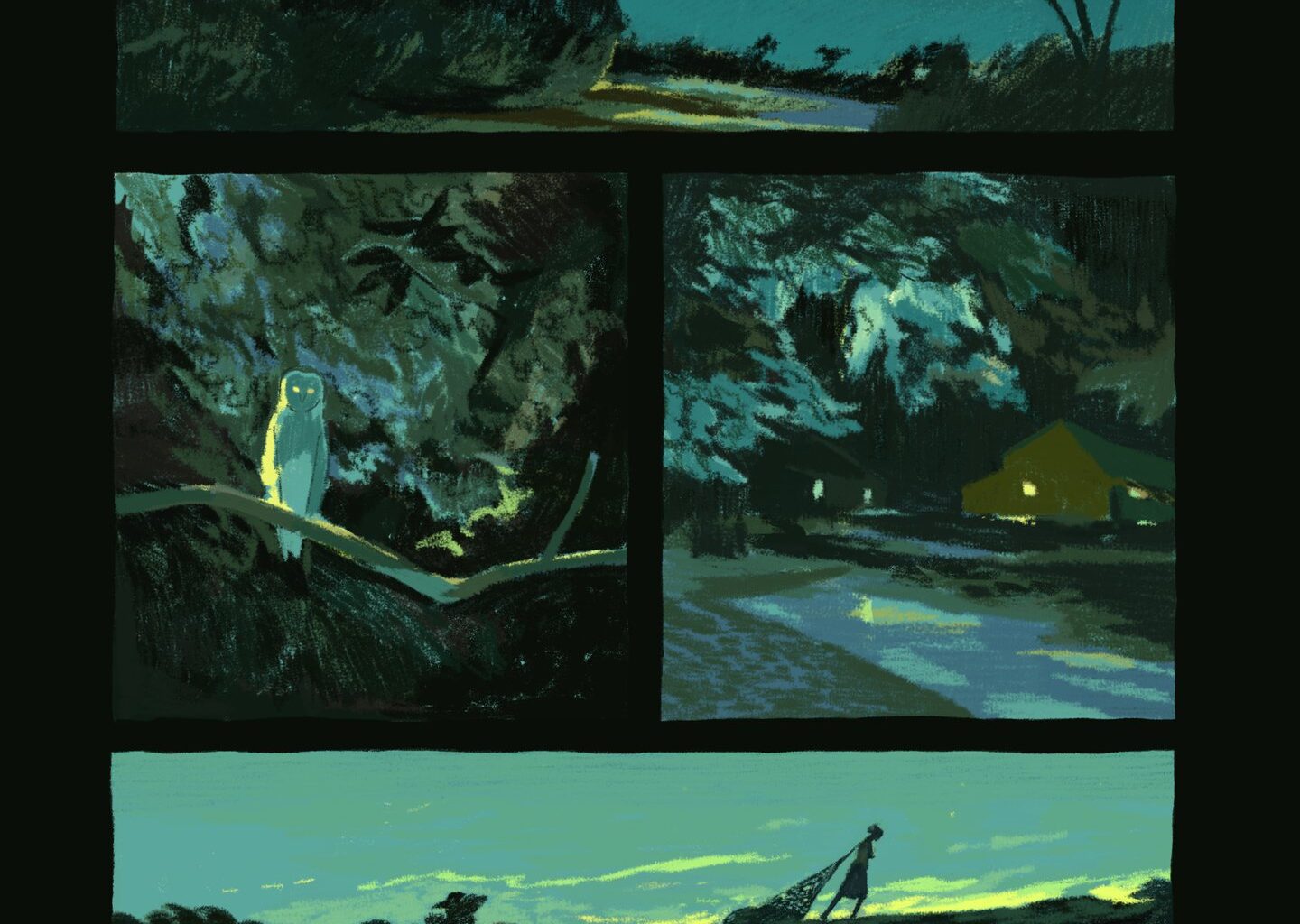 These emotionally charged illustrations are here to make your imagination wander