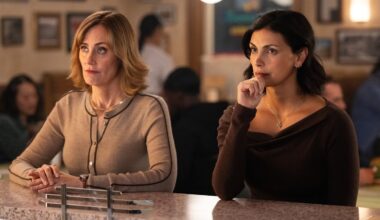 “Death & Taxes” – Pictured: Diane Farr as Sharon and Morena Baccarin as Sheriff Mickey Fox.