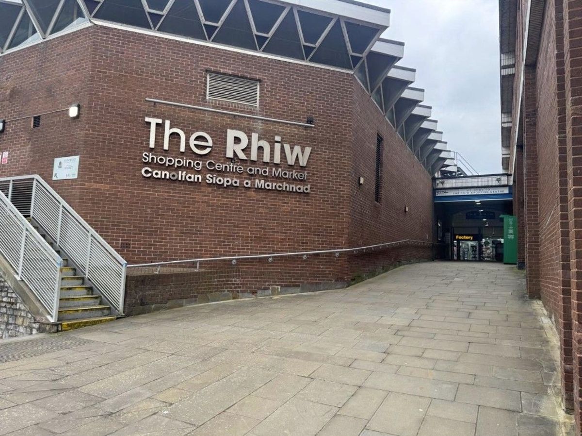 An exterior shot of the tired looking centre