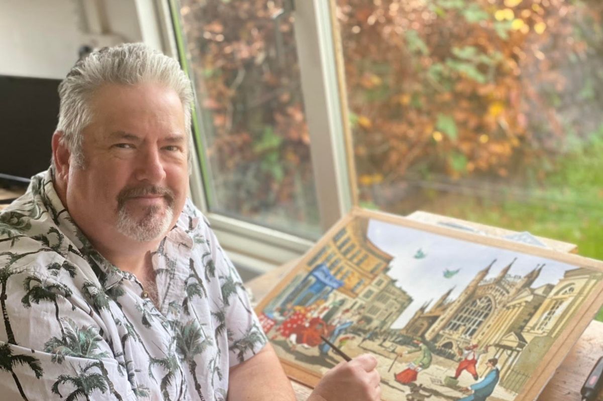 Tributes have been paid following the death of Mike Jackson, a much-loved Somerset artist whose colourful, quirky paintings made him a familiar and admired figure across the county