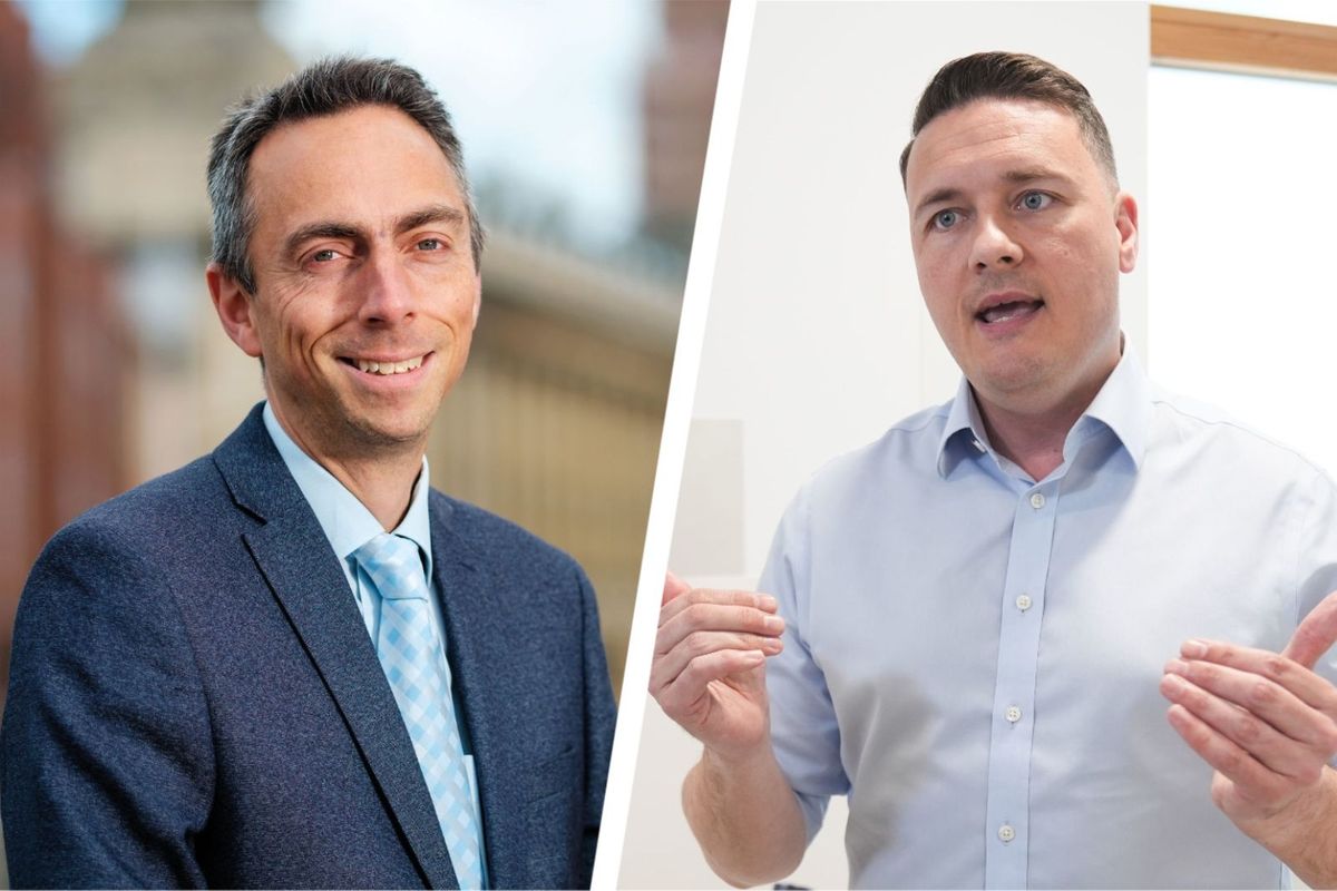 Cllr Mike Ross and Wes Streeting