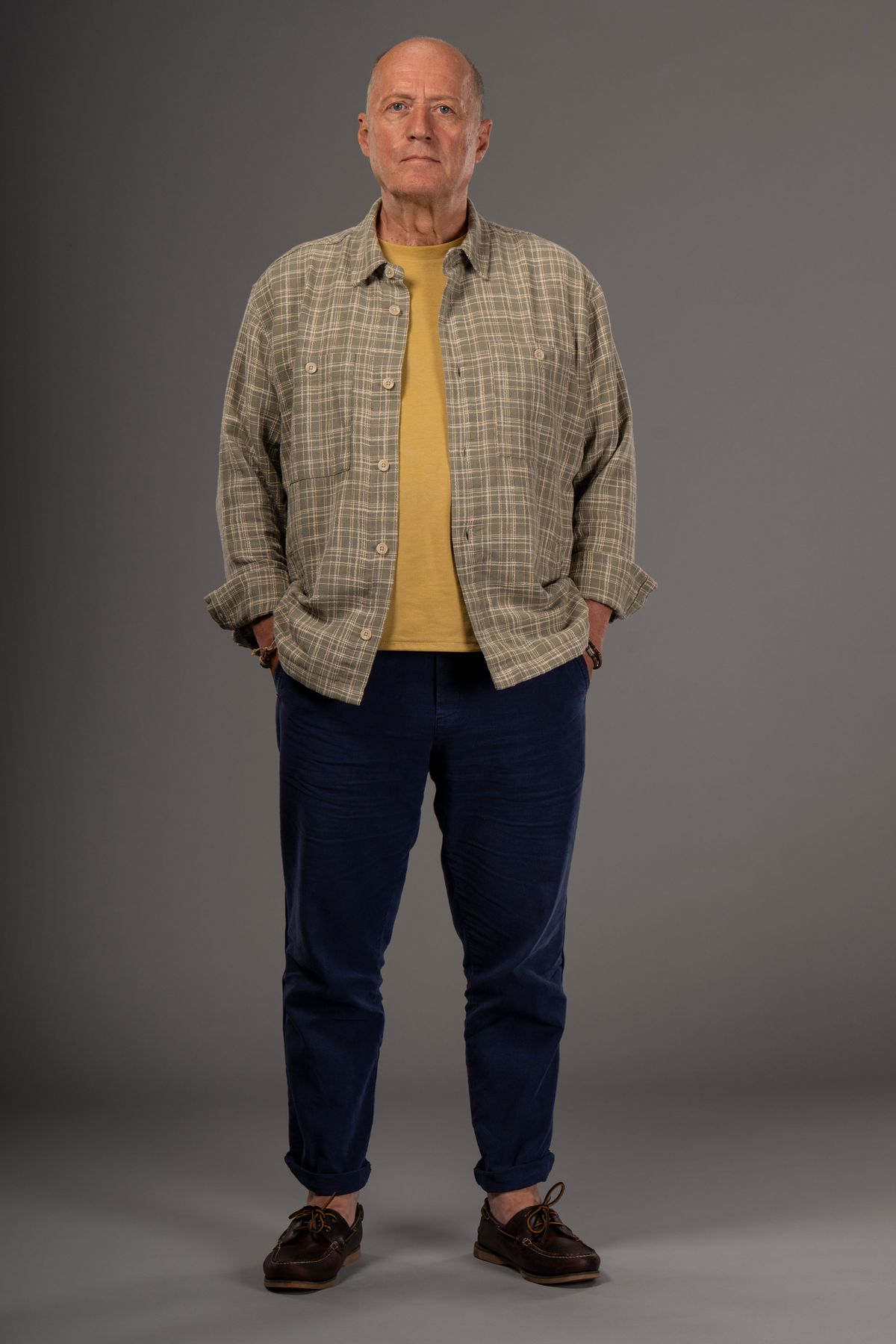 Adrian, 69, is playing Nigel, a charming new presence in Charlie's life