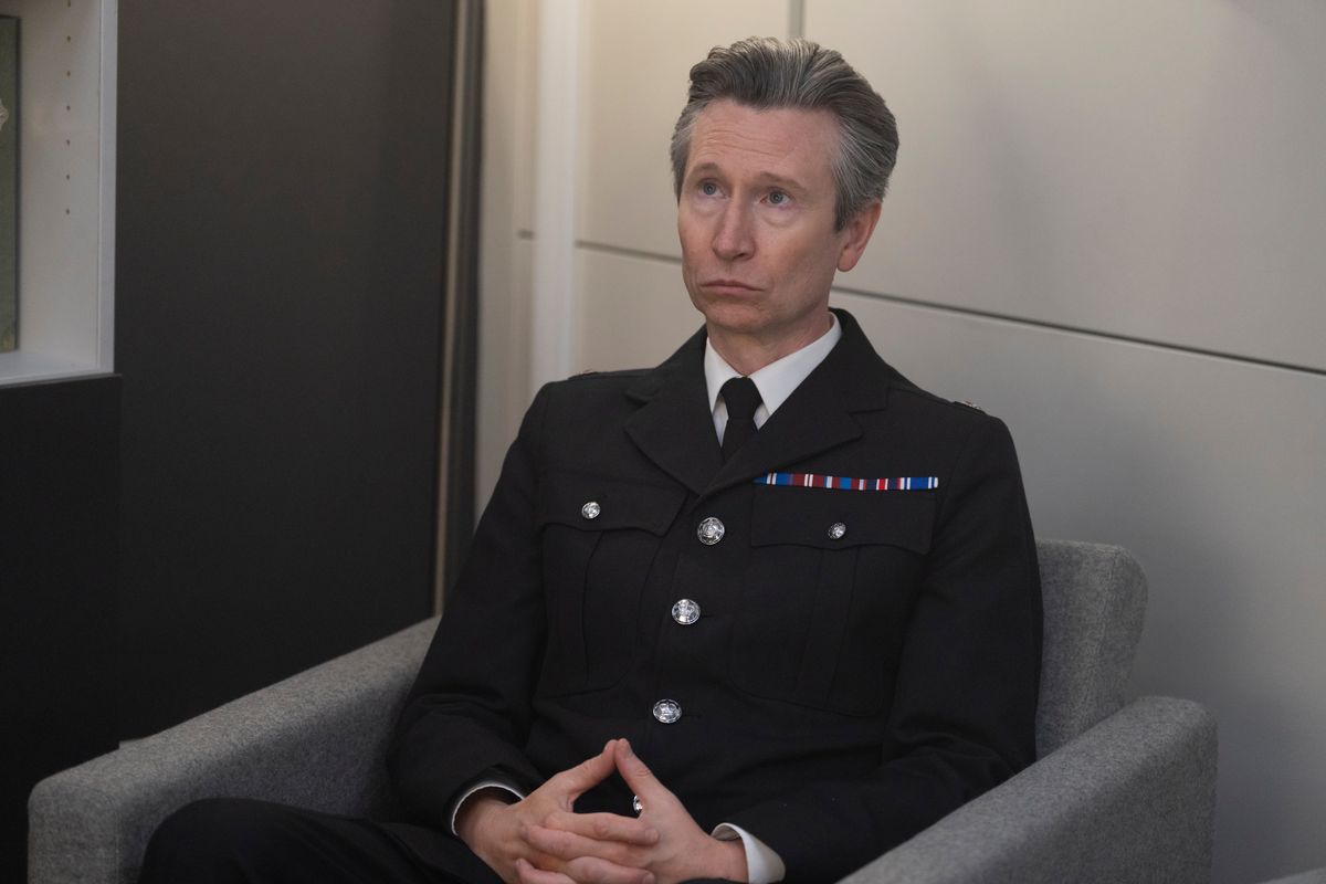 Jonathan Aris has joined the show as Ch. Supt. Richard Gibbon