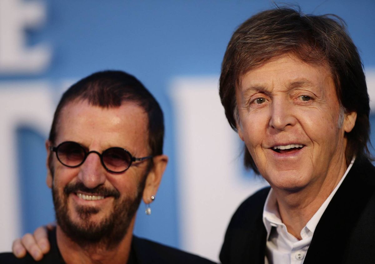 Ringo Starr and Paul McCartney in 2016