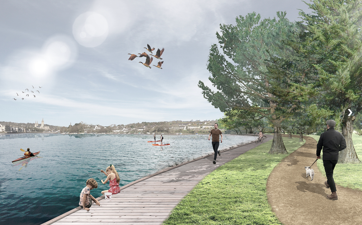 Some design work created by Mei Loci for the redevelopment of Boscawen park in Truro 