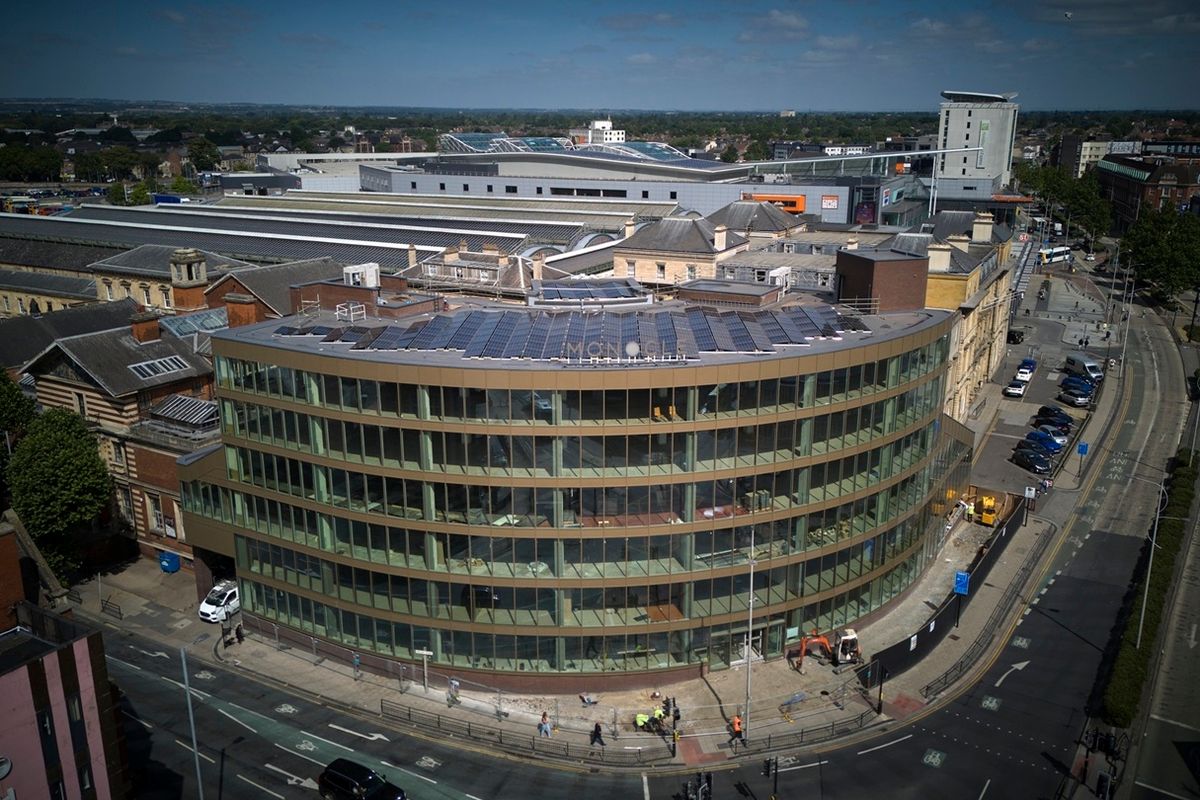 The glazing at the Hull office has won a top award