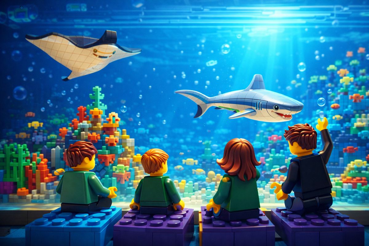 The Deep captured in Lego in the Hull, You're Alright video by INIT Creative.