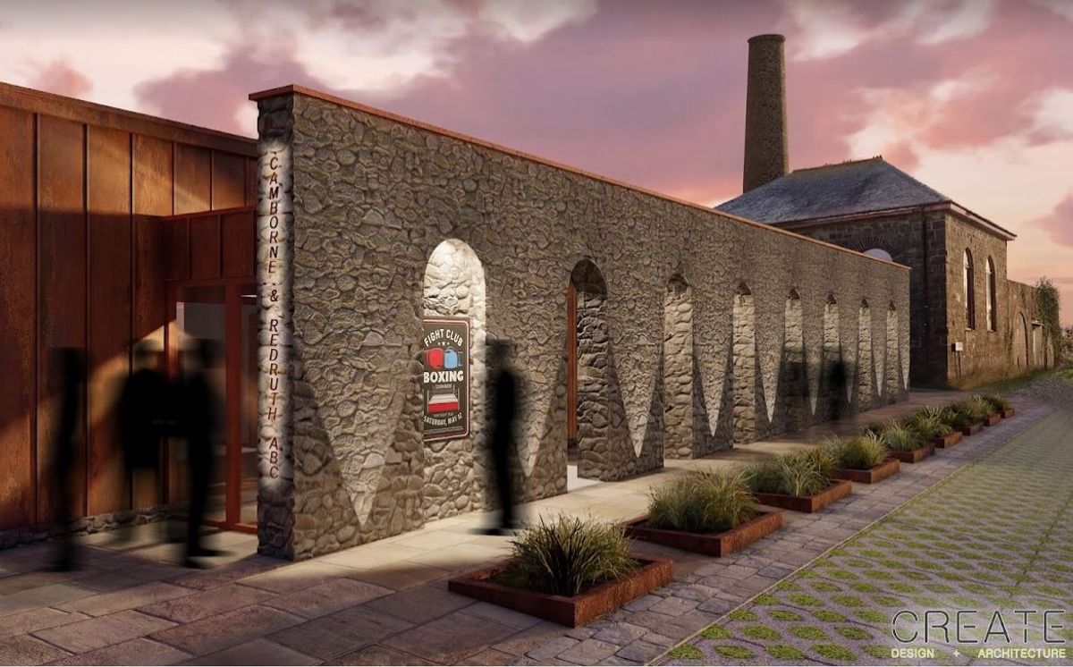 Artist impression of the new Camborne and Redruth Amateur Boxing Club are hoping to build by 2028