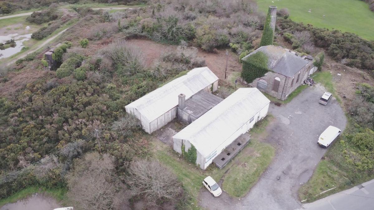 The current H shaped facilities at the Camborne and Redruth Amateur Boxing Club near Dolcoath Mine 