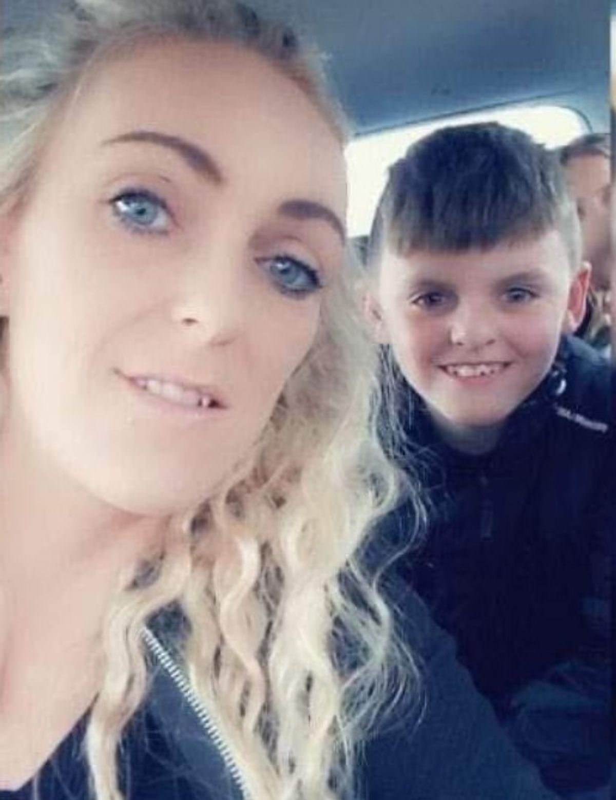 Danielle with her son Kenzie