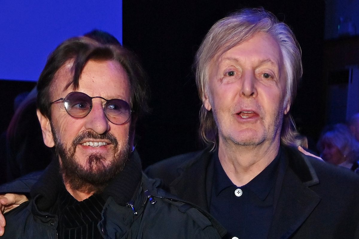 Sir Ringo Starr and Sir Paul McCartney