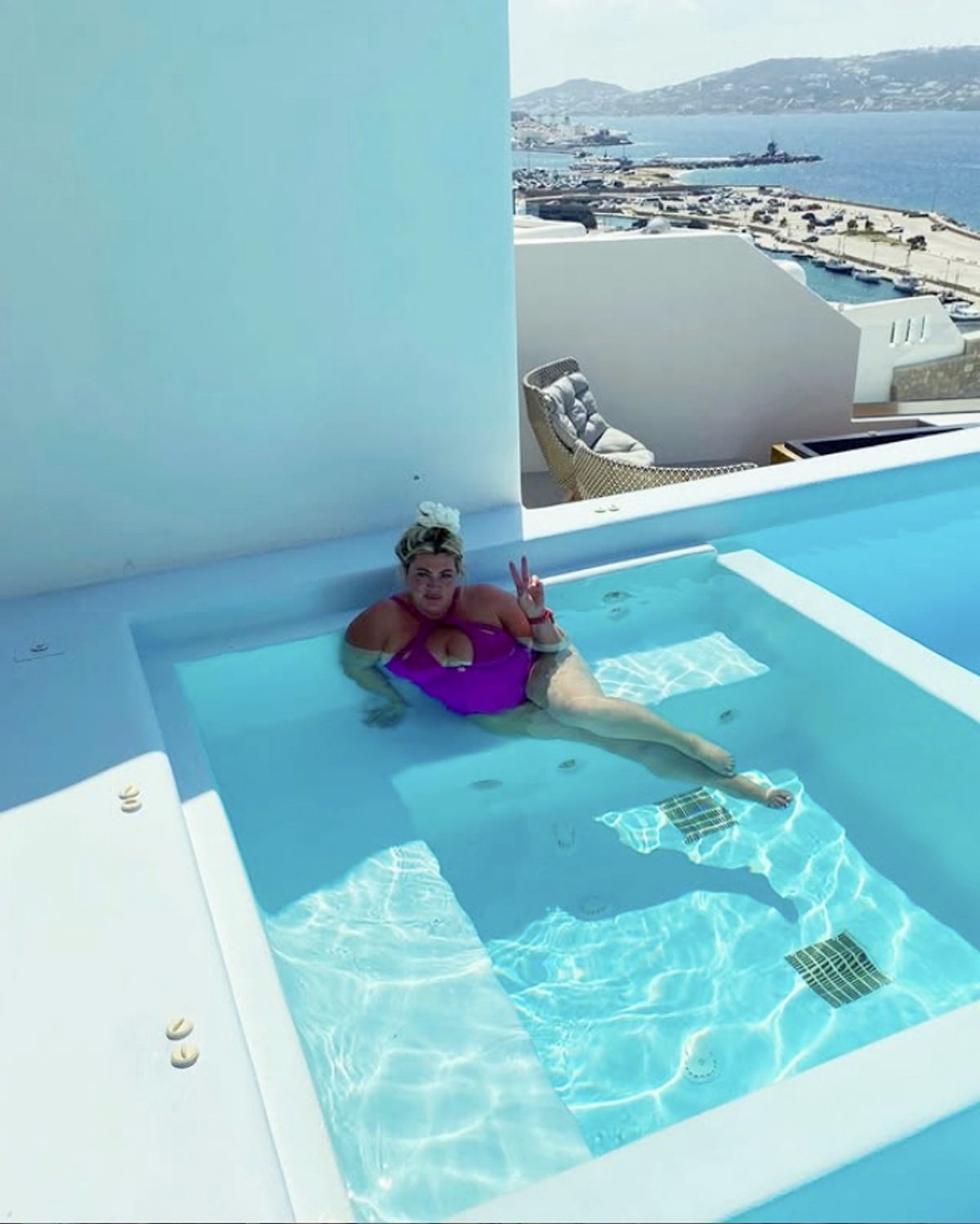 Before filming began in September, Gemma went on holiday to Cyprus with her fiancé Rami Hawash to celebrate his 50th birthday