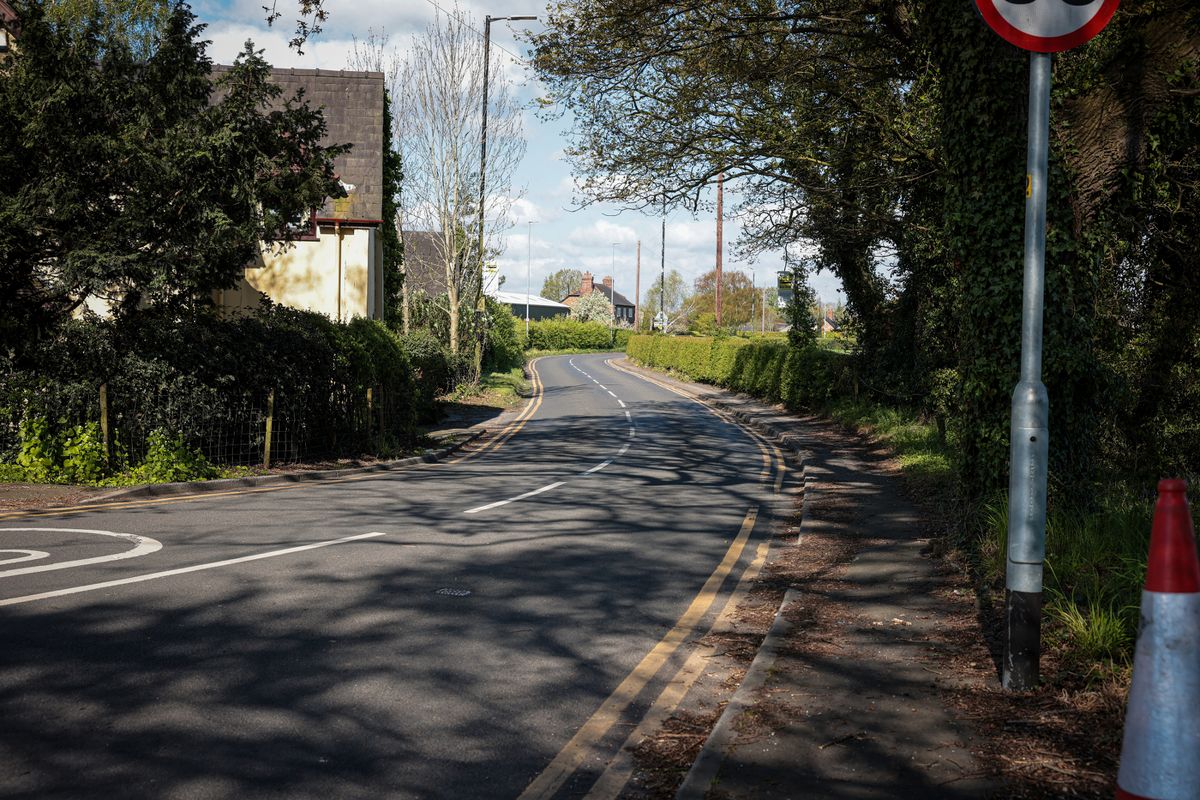 The crash happened on Paddock Lane in Partington