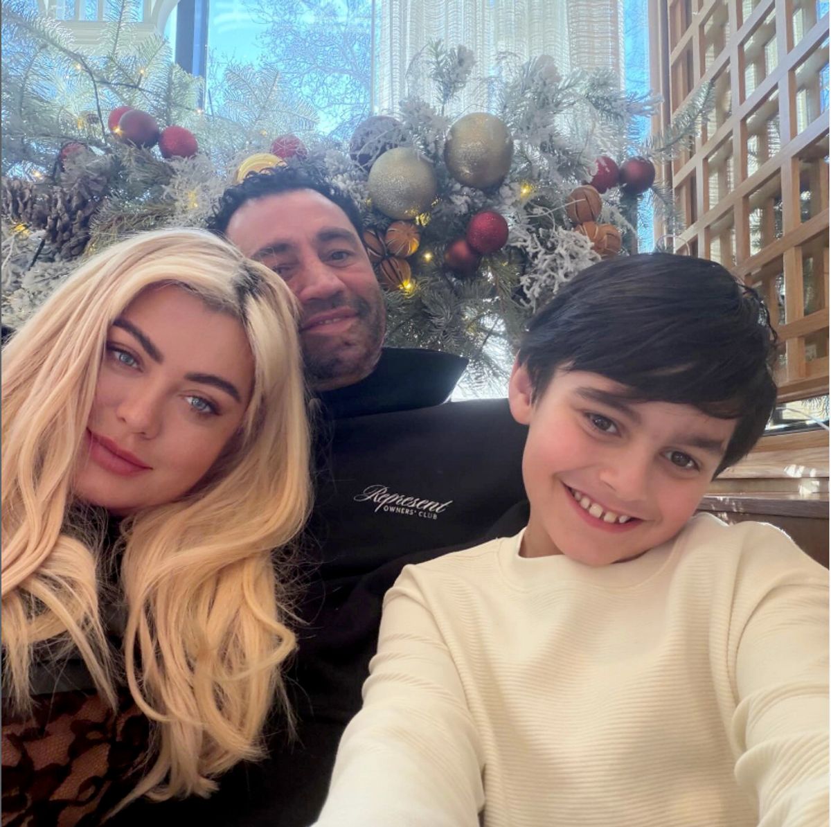 When she’s not filming, she’s making a home with Rami and his eight-year-old son Tristan