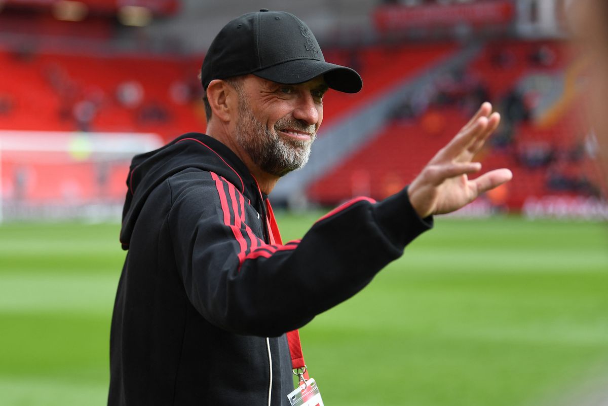 Liverpool Legends' manager Jurgen Klopp back at Anfield for the Legends football match between Liverpool Legends and Dortmund Legends at Anfield in Liverpool, north-west England on March 28, 2026.