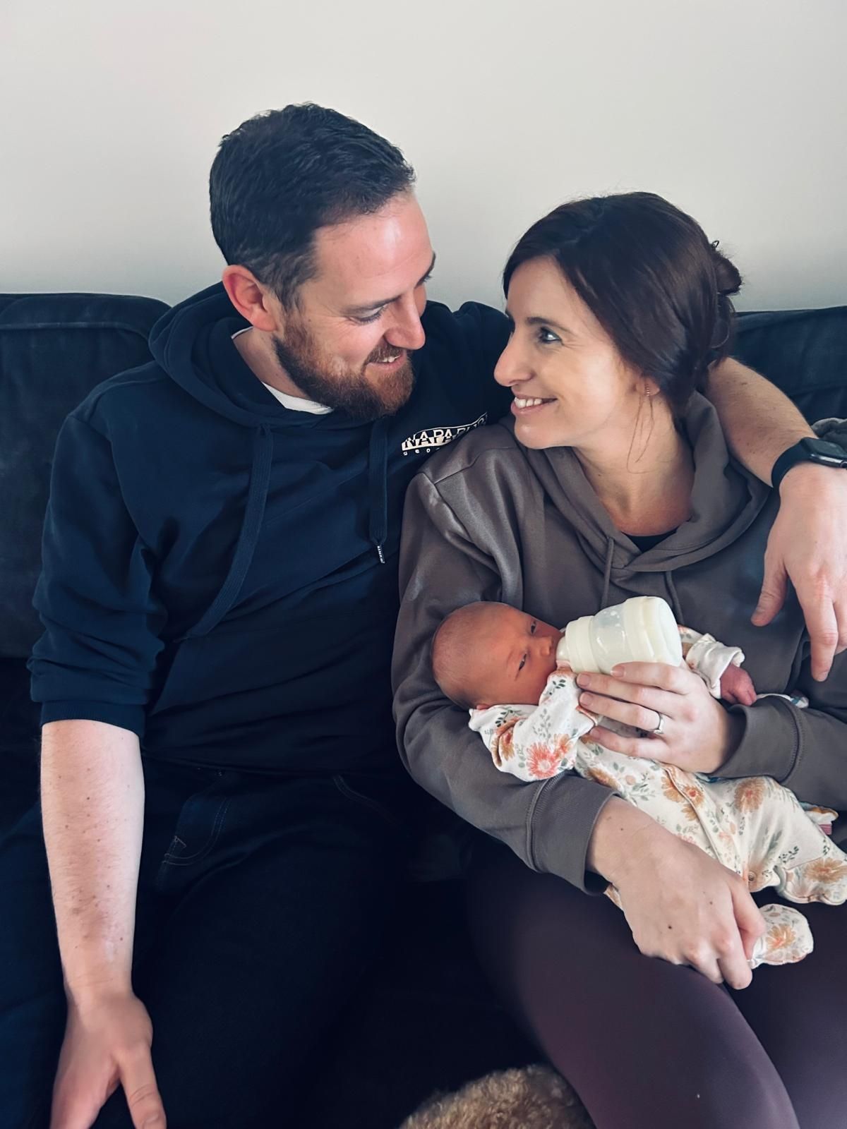 Joe, Harriet and Nellie in Oct 2023, enjoying their time at home before chemo began