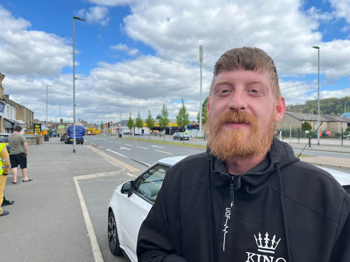 Nathan Milner heard explosions at around 12:15pm this afternoon