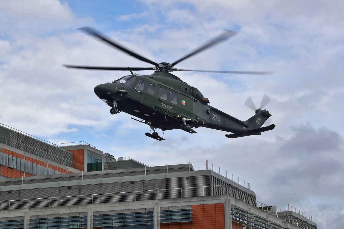 An Aer Corps Agusta Westland 139f helicopter (stock image)