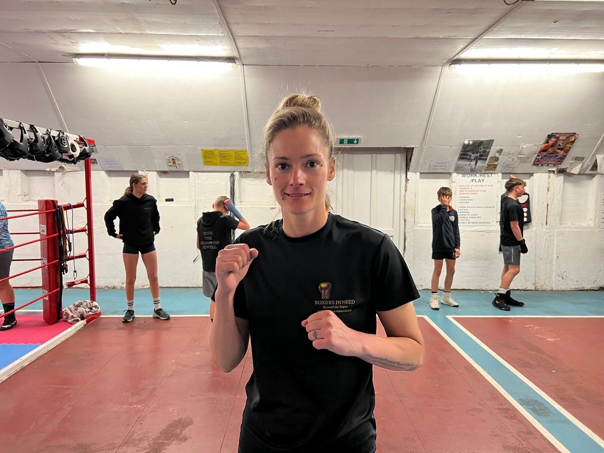 Kate Bridgen, a fighter and coach at the Camborne and Redruth Amateur Boxing Club 