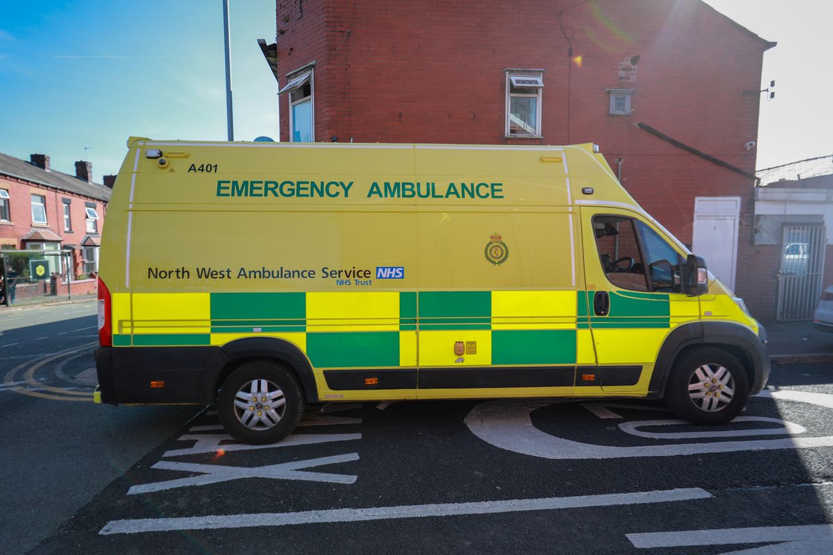 Paramedics at the scene 