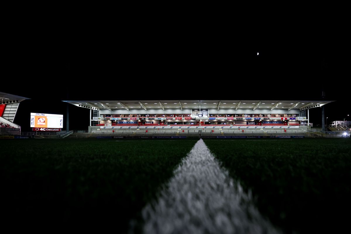 A general view of the Affidea Stadium ahead of the game 