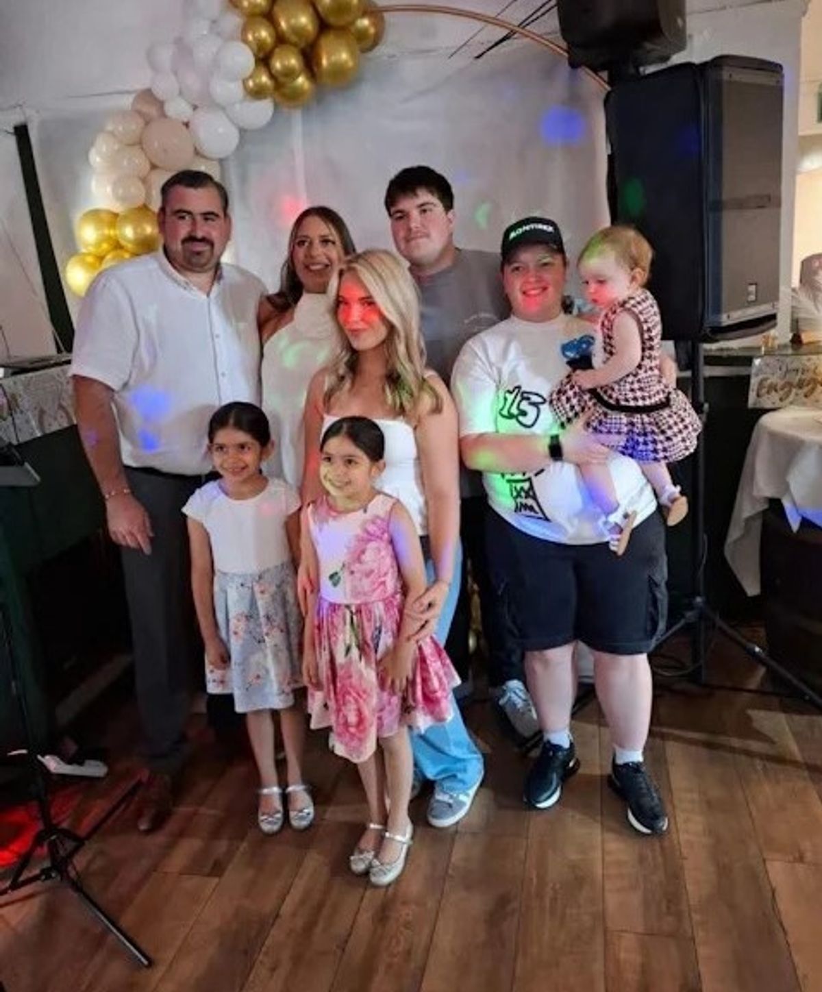 Chanelle Midgley, Daniel Davis, Avarni-Mae and the rest of the family