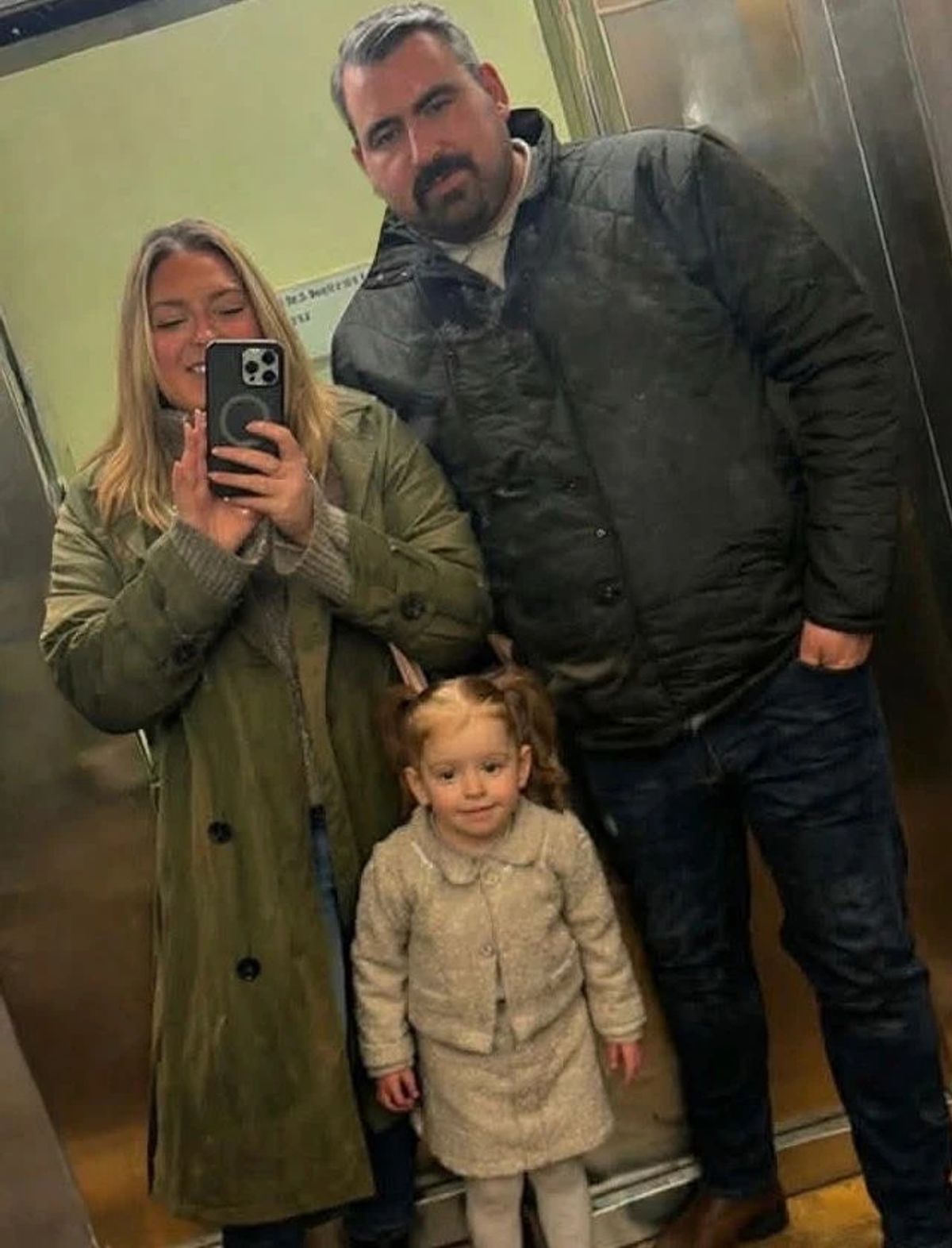 Avarni-Mae, who has been diagnosed with T Lymphoblastic Lymphoma Leukaemia at just two-years-old, alongside parents Chanelle and Daniel