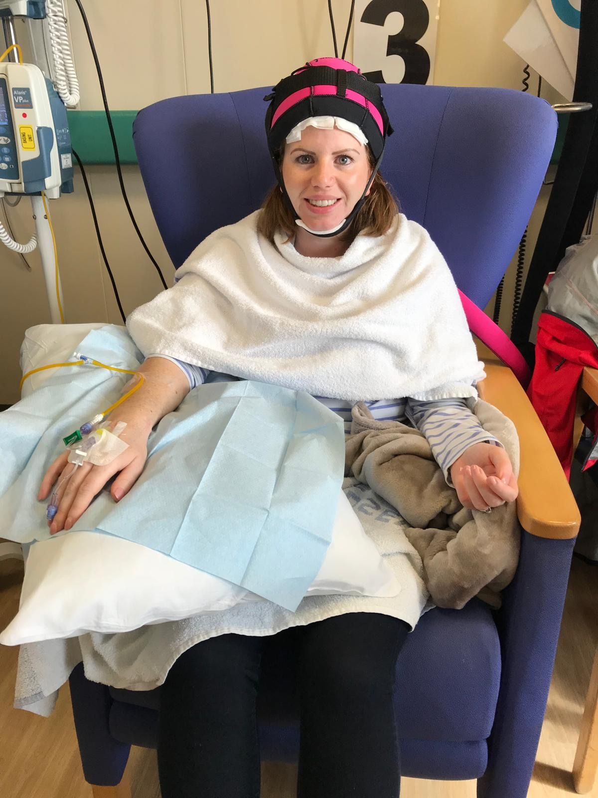Christine in hospital