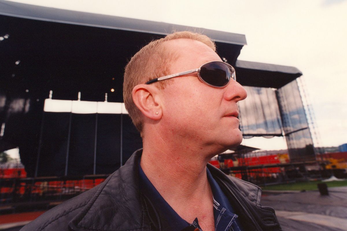 John Miles at Gateshead International Stadium where he was appearing as musical director and guitarist in Tina Turner's band in July 1996