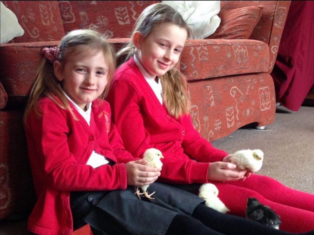 The sisters were very close and Sophie held Grace as she passed away